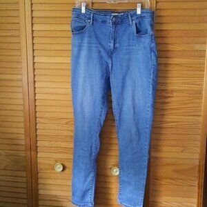 Levi Strauss 721 High Rise Skinny Denim Jeans Size 33